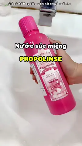 Muốn có hơi thở thơm mà răng chắc khoe thì tinh ngay e nay cho tui #nuocsucmieng #propolinse #chamsocrangmieng #review 