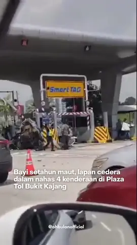11.48am🔸: ⚠Terdapat kemalangan di KM 18.5 arah Barat (Plaza Tol Bukit Kajang) dari Semenyih ke Putrajaya. Lorong Kanan (Smart Tag) & (RFID) di tutup sepenuhnya tengah hari tadi. Takziah diucapkan. #ohbulan #kinitrending 