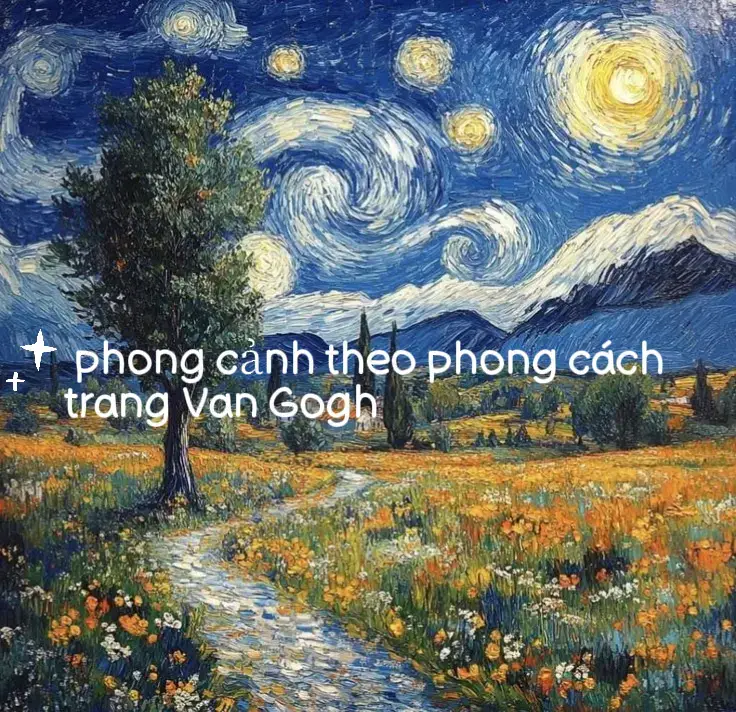 chụp ảnh Theo phong cách tranh Van Gogh 👨🏼‍🎨🖌️🎨#vangogh #tranh 