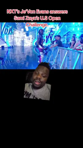 #greenscreen NXT’s Je’Von Evans answers Sami Zayn’s U.S Open Challenge.