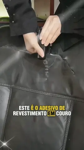 Adesivo Revestimento de Couro Sintético #couro #novidade #restaurar #restauracao 