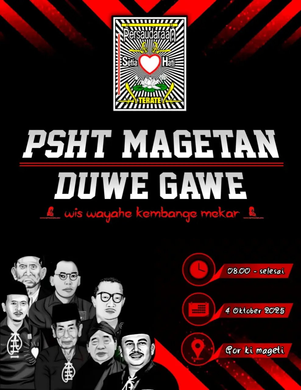 -Wajib Sakral Lengkap -No Pakaian Komunitas -Pakaian Komunitas Suruh pulang -Bawa Helm & Tidak Knalpot Brong -No Anarkis #pshtmagetan #magetan24jam #psht  #pshtcabangmagetan  #shterate 