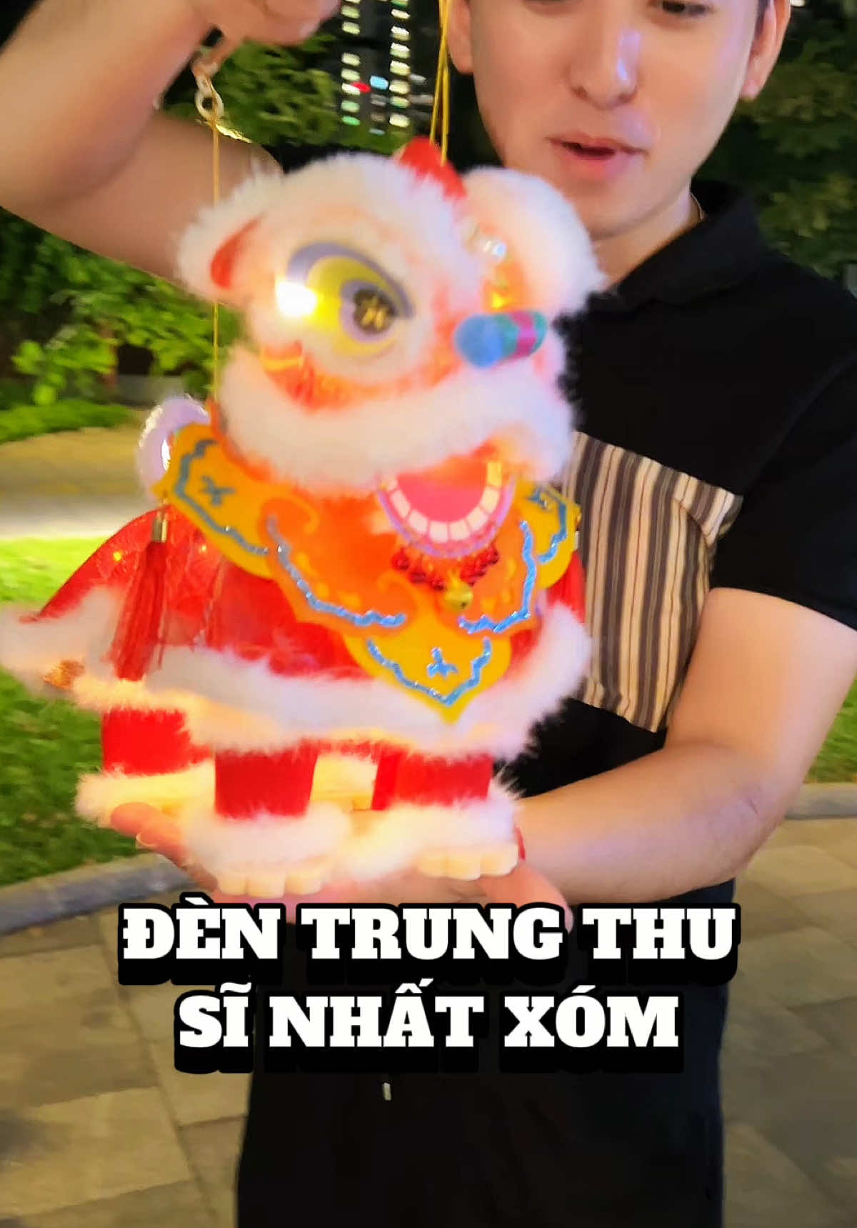Ai mà có con đèn lồng con lân này thì sĩ nhất xóm, oai nhất phố luôn 😄 #ongbongonghe #dentrungthu #denlongtrungthu #denlongsutu #denlongkylan 