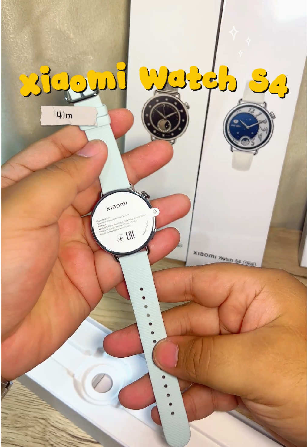 เปิดตัวแล้วกับ Xiaomi Watch s4 41mm ดีไซน์สวยเรียบหรูสุดๆ✨⌚️☺️ #xiaomismartphone #สมาร์ทวอชคู่ใจ⌚✨ #xiaomi #xiaomiwatchs441mm #ของมันต้องมี 