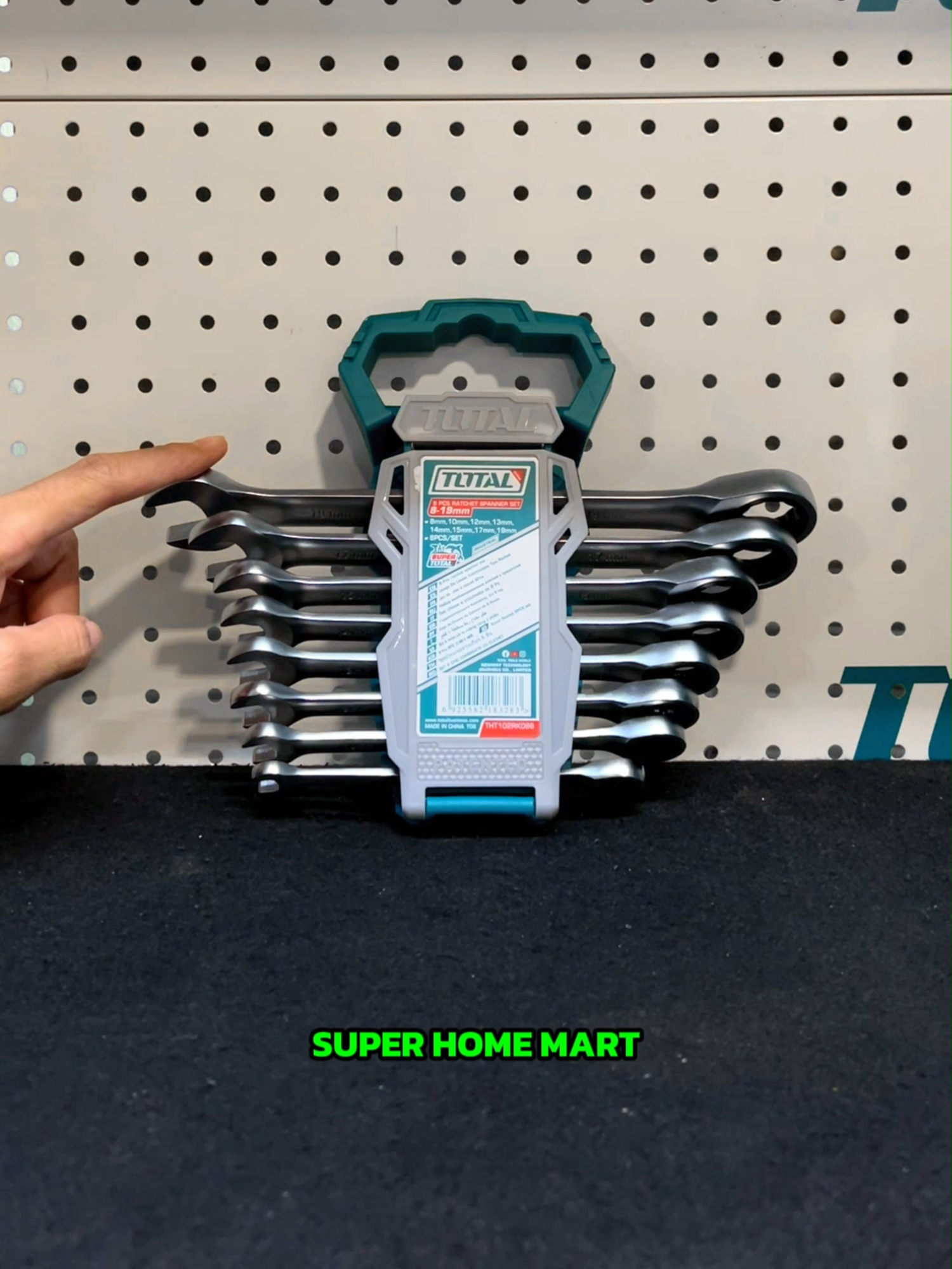 TOTAL ชุดประแจแหวนฟรีข้าง รุ่น THT102RK086 #superhomemart #ซูเปอร์โฮมมาร์ท #total #เครื่องมือช่าง #คุณภาพดี #คุณภาพเกินราคา #ประแจแหวนฟรีข้าง