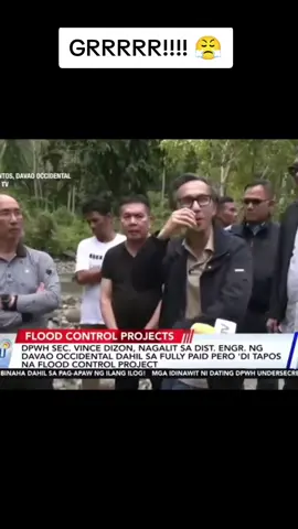 Galit na galit si Usec! Grabe kayo magnakaw 🤦#flood #taxpayers #floodcontrol #ghostproject #dpwh 