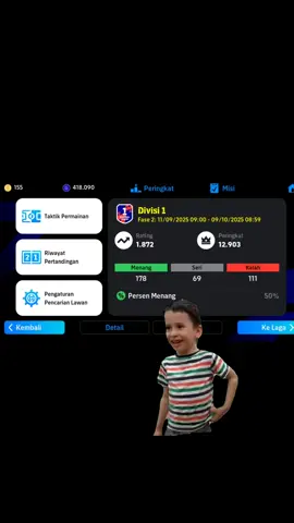 kalian udah divisi berapa nih? #fyp #fyppppppppppppppppppppppp #efootball #creatorsearchinsights2025 