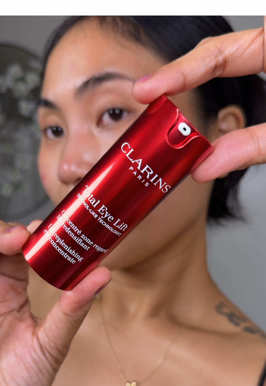 Total Eye Lift @Clarins USA  Wow! Have you guys tried this? Let me know your experience! #clarins #eyelift #eyecream #tiktokshopcreatorpicks #skincare 