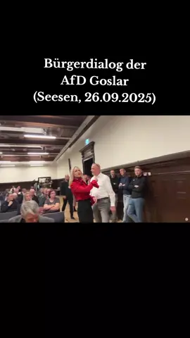Bürgerdialog der #AfD #Goslar (Seesen, 26.09.2025) Was ein zerstrittener Haufen 🤣 und die wollen #Deutschland regieren 🤣  #FCKNZS #FCKAfD 