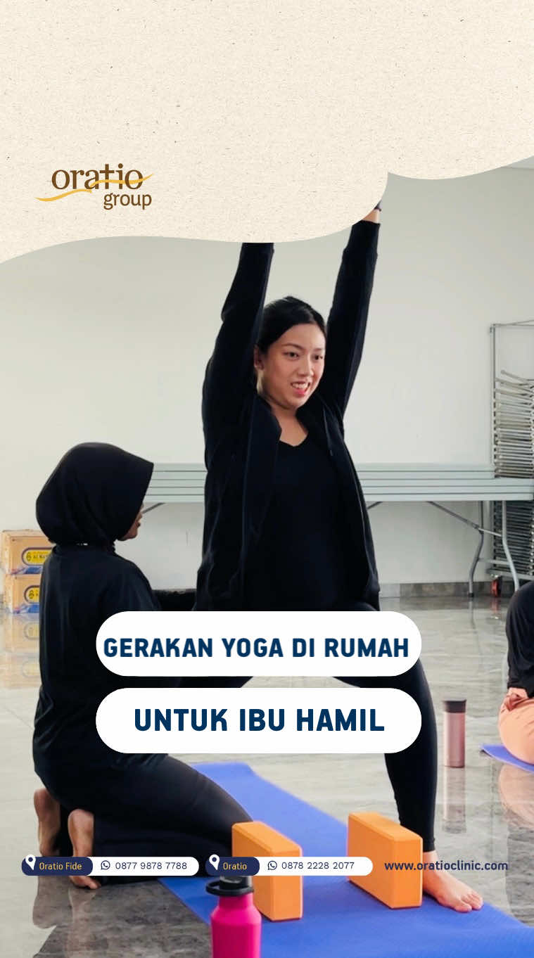 ✨Yoga di rumah tetap bisa bikin tubuh rileks dan sehat, apalagi dengan gerakan yang aman untuk ibu hamil. Yuk cobain Pregnancy Flow Yoga bareng di Oratio Clinic dan rasakan manfaatnya 💫 Daftar sekarang untuk sesi yoga khusus kehamilan di Oratio Clinic! #PregnancyYoga #OratioClinic #HealthyMomHealthyBaby