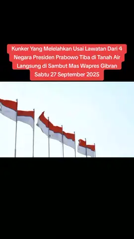 Presiden Prabowo Subianto Tiba di Pangkalan TNI AU Halim Perdanakusuma Sabtu 27 September 2025 #prabowo  #prabowogibran2024 