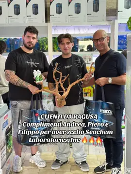 📍CLIENTI DA RAGUSA Complimenti Andrea, Piero e Filippo per aver scelto Seachem 🔥🔥🔥
