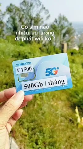 Sim U1500 ưu đãi 500GB/tháng liên hệ trực tiếp giá hấp dẫn Call/zalo: 0929.361.361 #theonetelecom #theonestore #vinaphone #u1500 