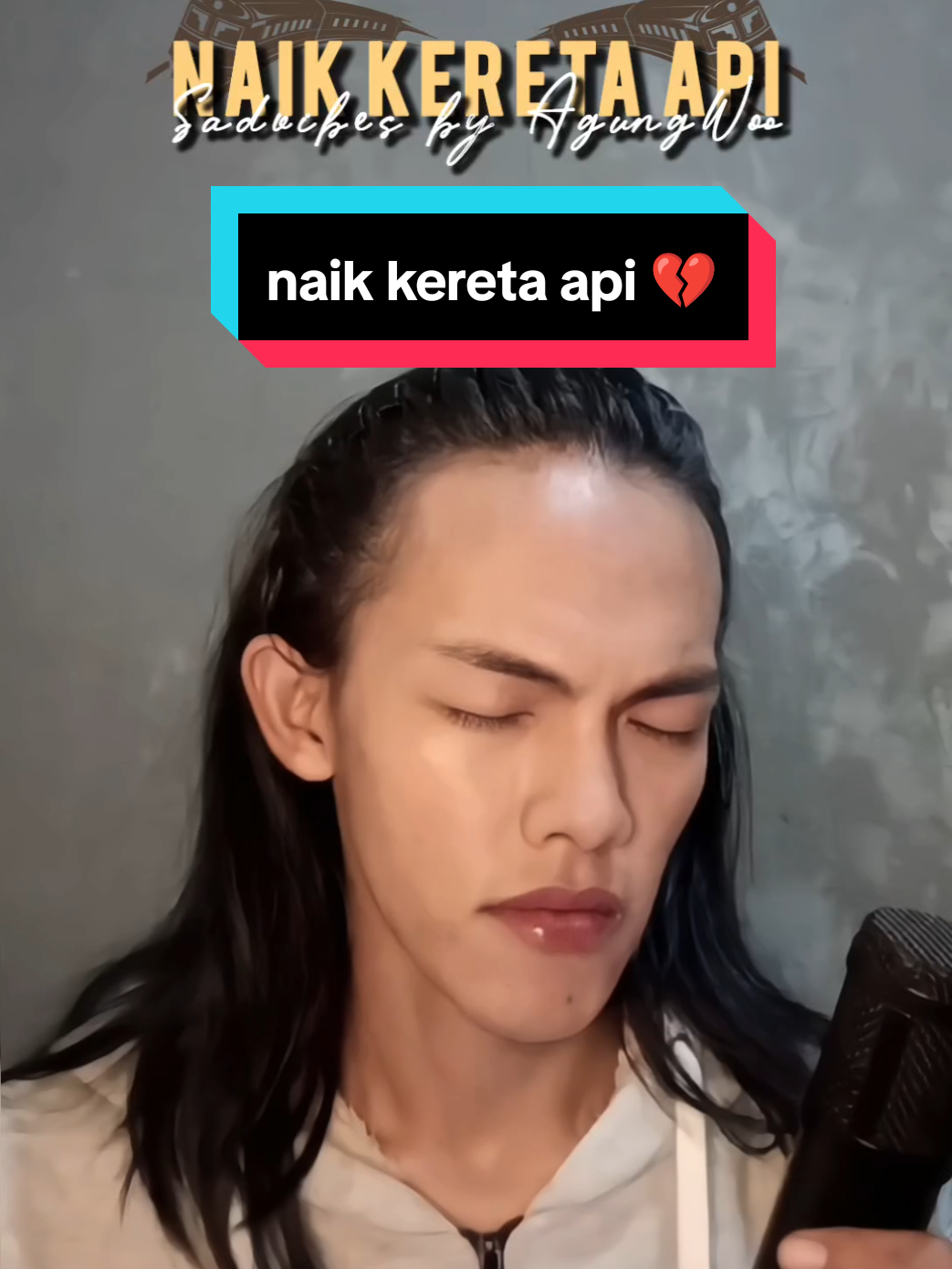 naik kereta api versi sad 💔 #sadsong #laguanak #fyp  #naikkeretaapi #backsoundviral 