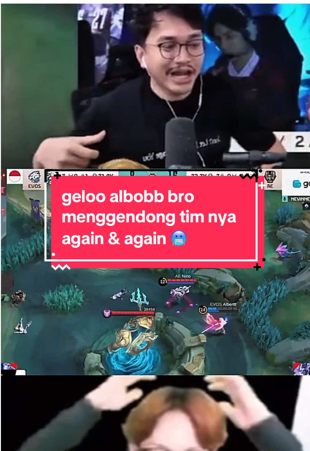 who’s this guy bro, real menggendong satu tim 😱🫡 #evosalbert #set1awanade #mlbb #fypツ #potonganzyn #mplindonesia 
