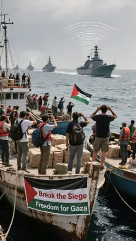 🚢 Barcos cargados de esperanza y ayuda parten rumbo a Gaza. Una travesía por la paz y la solidaridad. ¿Lo lograrán? El mundo los acompaña con el corazón ❤️ #EsperanzaParaGaza #AyudaHumanitaria #UnidosPorLaPaz #FlotillaSolidaria #HumanidadPrimeroD