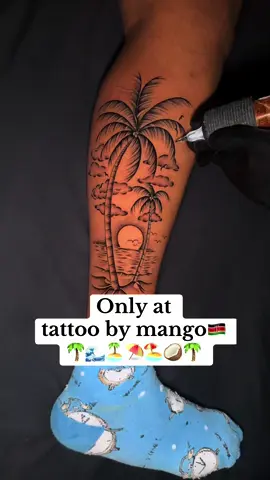 Palm-tree tattoo🌴🏝️☀️⛱️🏝️🏖️🥥 #palmtreettattoo#palmtrees#palmtree#tattooshopkeny#tattoobymango#tattooandpiercings#trendingvideo#trendingsong 