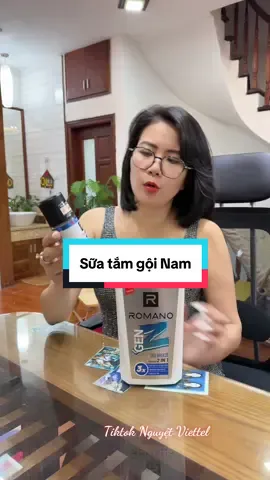 Sữa tắm gội Romano tặng lăn nách #nguyetviettel #tiktokshop #xuhuong #suatamgoinam #romano 