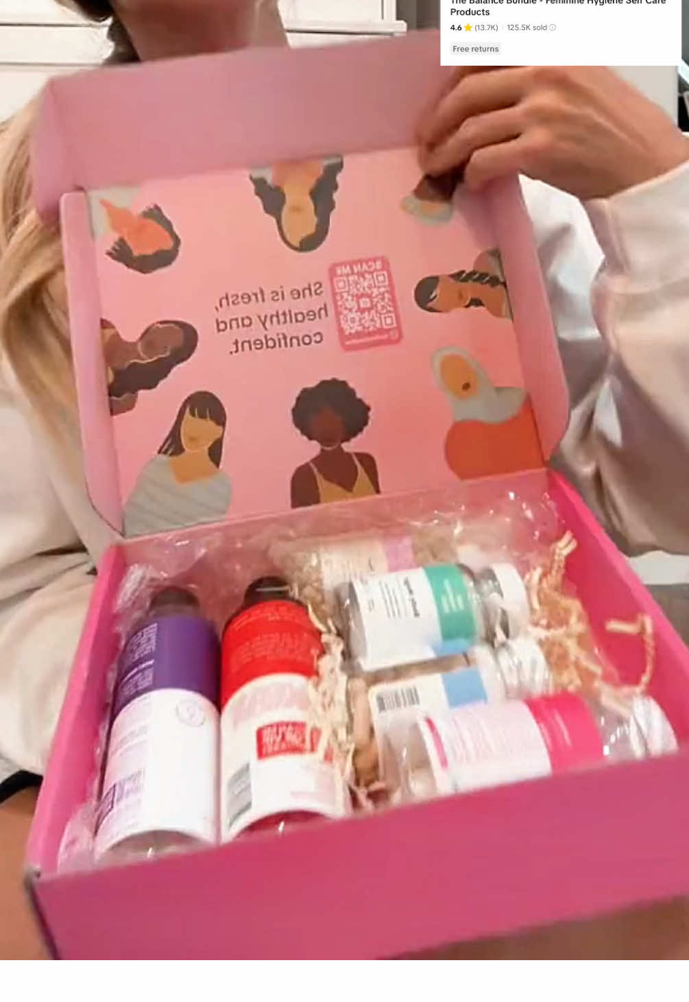 Feminine Hygiene Self-Care Kit, Gentle Cleansing & Moisturizing Formula, Daily Use for Women, Essential Skincare Essentials • Feminine Hygiene Kit • Balance Your Wellness #womenshealth #herfantasybox #kitty 