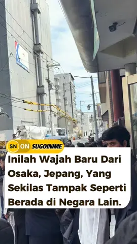 Dulu Osaka kental dengan budaya tradisional. Kini Osaka menjadi kota multikultural, masih tertarik kah kalian buat liburan ke sana? #fyp #japan #jepang #india #culture 