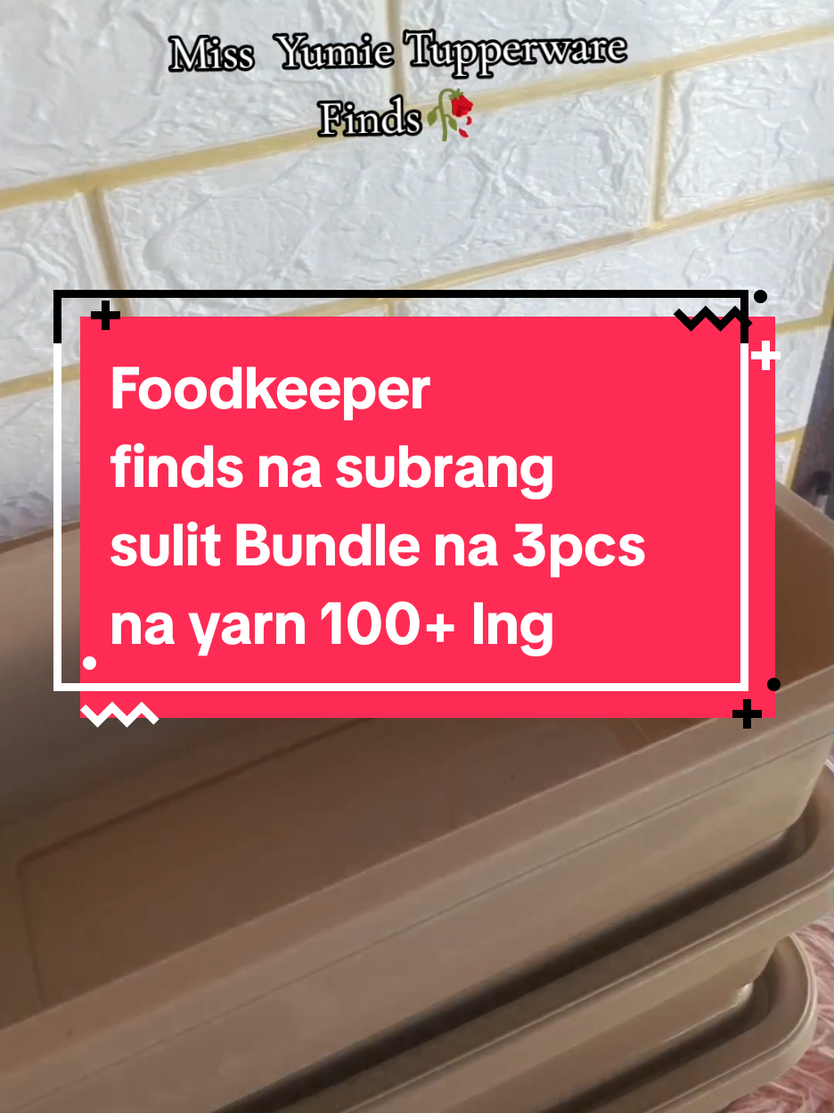 Replying to @catherinecacdac77 opo sis ang ganda Niya tapos ang mura lang sulitin niyo na mga sis habang mura pa #fyp #tupperware #foodkeeper 
