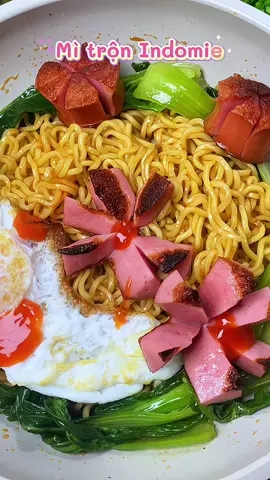 Mì trộn quốc dân Indomie #xuhuongtiktok #fyb #food #mitron #mitronindomie 
