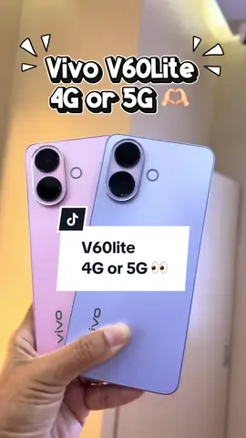Pilih yang mana neh 👀 vivo v60lite 4G atau V60lite 5G 😎sama2 cakep banget hadir dengan warna yang kekinin dan desain kamera hp flagship🫶🏻 Buruan PO vivo V60lite dan dapatkan benefit gift esklusif 💃🏻 #v60litestyle #vivowewow #vivov60lite #gayaongameon @vivo Campus Indonesia 