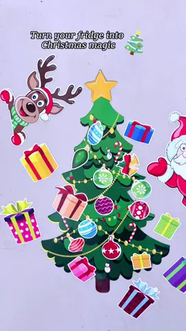 I just turned my fridge into a Christmas wonderland with these magnetic Santa & tree stickers! Holiday vibes: unlocked 🎁✨ #tiktokshopblackfriday #tiktokshopcybermonday #blackfriday #blackfridaysale #TikTokMadeMeBuylt #cutegift #christmasgift #Christmas #Christmas2025 #cutegift  #giftforkids #giftforfriend #tiktokmademebuyit #christmastree #magnetic #fridgemagnets #tiktokshopfinds #refrigerator#cybermonday 