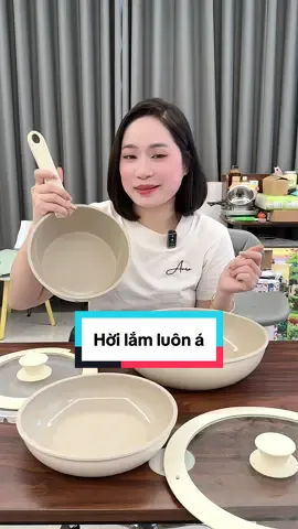 Bộ nồi chảo cao câp giảm sâu #noichongdinh #chaochongdinh #noichongdinhdanhchomoiloaibep #chaochongdinhvanda #xuhuong 