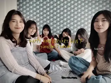 tinggal 2 hari gen 7 anniversary sehat sehat ya kalian, tetap ber enam terus ya tahun ini love gen 7🤍.  #jkt48newera #xzyabca #gen7 #gen7jkt48 #fyp 