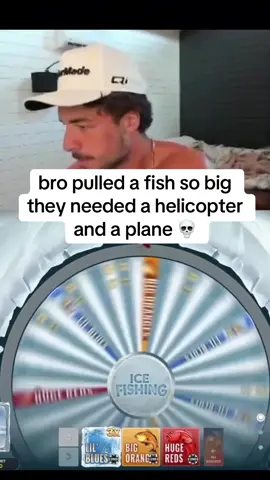 bro pulled a fish so big they needed a helicopter and a plane 💀 #kickstreaming 