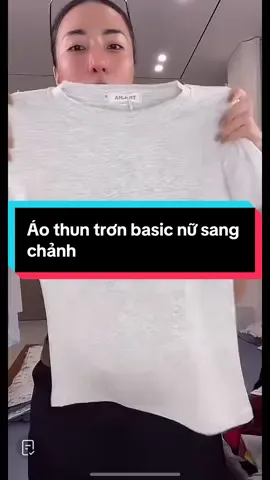 Áo thun trơn basic nữ sang chảnh#thuyxinhlunglinh996 #thoitrang #aothun #aodep_baochat 
