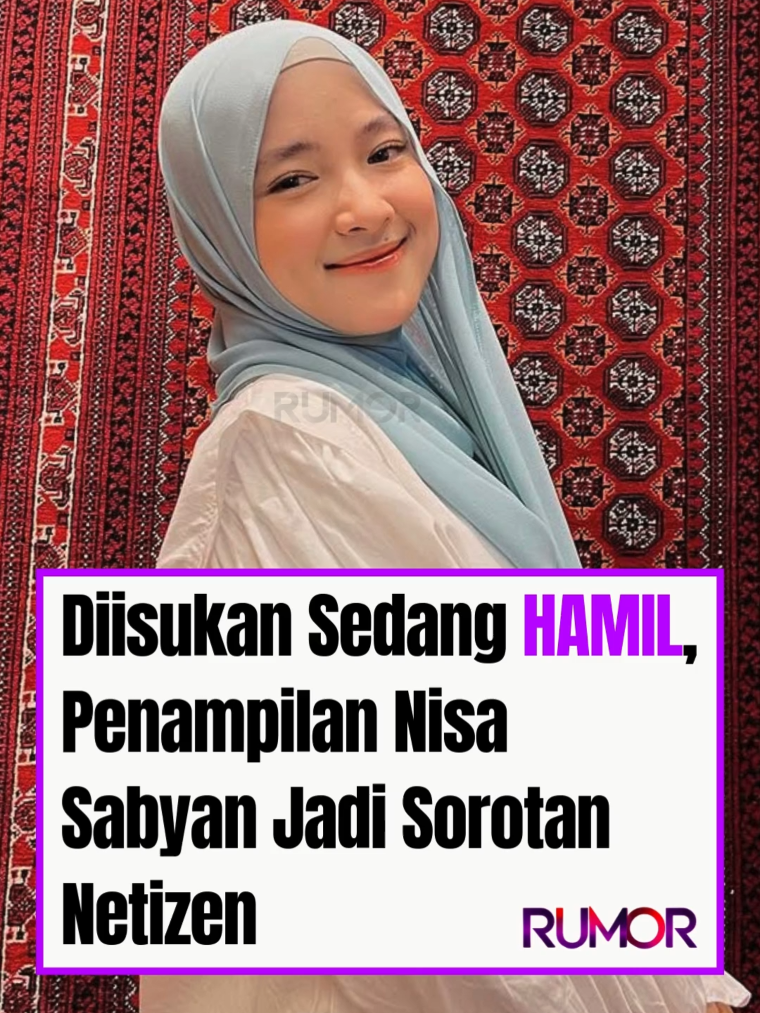 Nisa Sabyan kembali jadi sorotan usai penampilannya yang di anggap sedang hamil oleh netizen #nisasabyan #hamil #viral