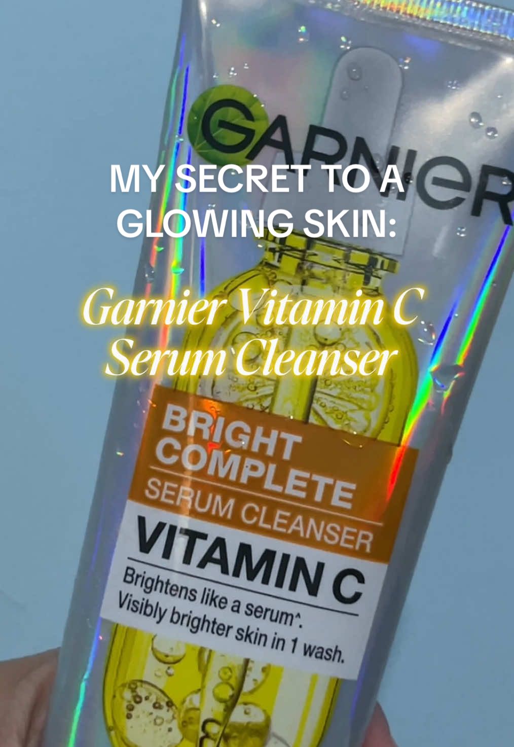 sariling ring light allegations bcos of this cleanser 🤭🤭 @garnierph  #Skincare #GarnierCBrighter #CinOneWash #GarnierGang  