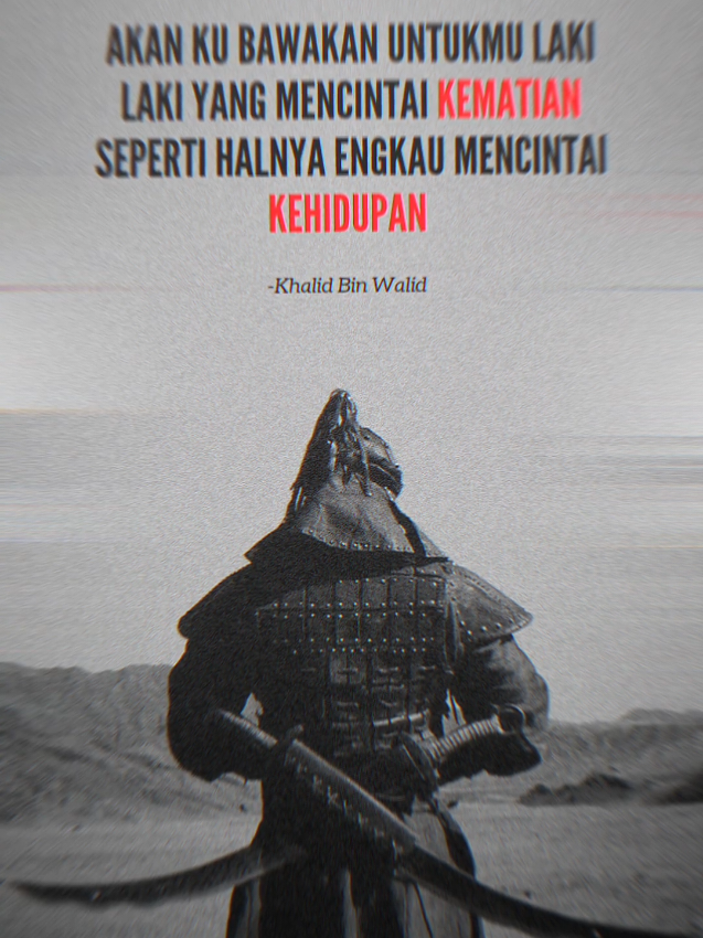 Khalid bin Walid, dijuluki Pedang Allah yang Terhunus. Tak pernah terkalahkan di lebih dari 100 pertempuran. Strateginya brilian, keberaniannya melegenda. Namun ia wafat bukan di medan perang, melainkan di ranjangnya sendiri, sesuatu yang tak pernah ia bayangkan. . . . #sejarah #khalidbinwalid #khalid #muslim #Khalid Bin Waleed 