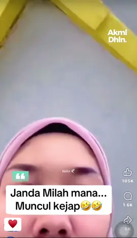 Tak sempat nak ejas....Janda Milah merajok😂😂😂....