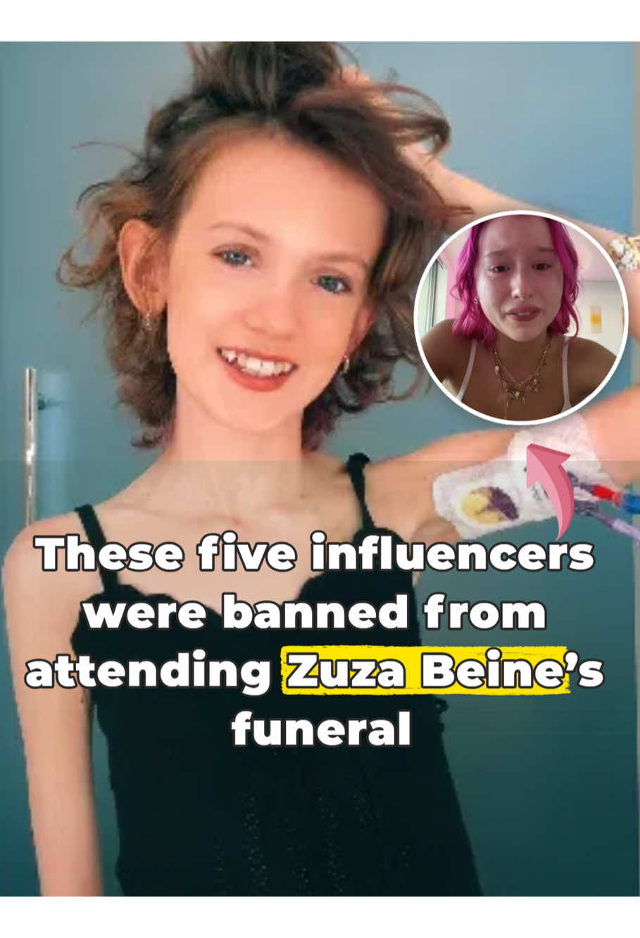 These five influencers were banned from attending Zuza Beine’s funeral #ZuzaBeine#samara#kaili #usa 