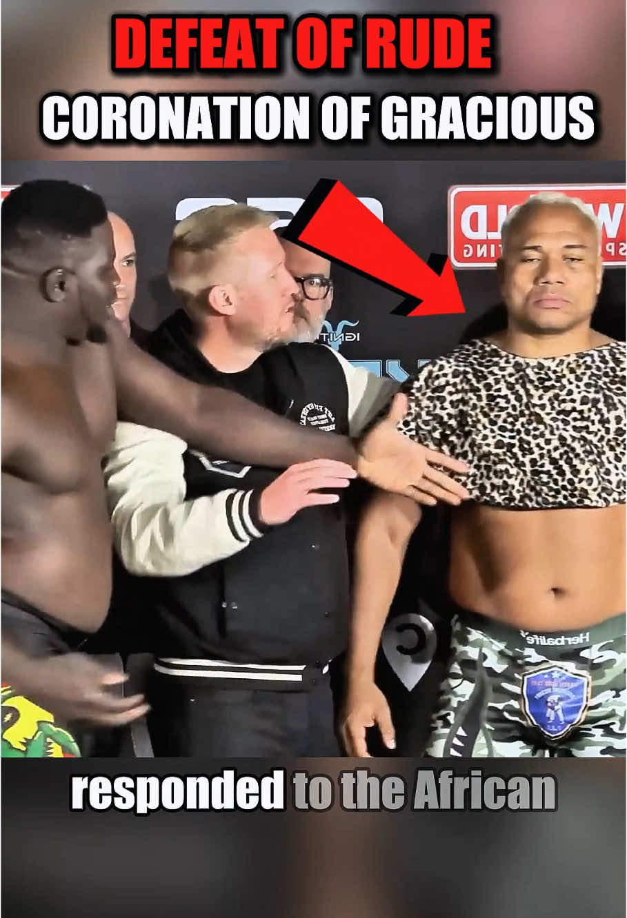 Christophe Walravens vs Adama Diop——DEFEAT OF RUDE CORONATION OF GRACIOUS#shorts #mma #sports #boxing🥊 