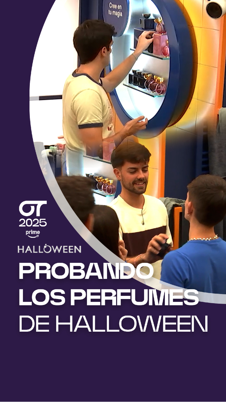 🌙💜 En la Academia los reencuentros se viven intensamente… y con @halloweenperfumes cada momento se vuelve aún más especial ✨🎶 ¿Qué recuerdo mágico te llevarías tú? 👀😍 #OT2025 #MomentosMágicosOT #HalloweenPerfumes #sponsoredcontent