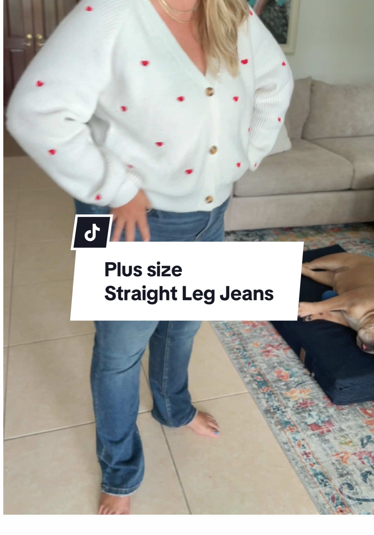 Replying to @ReflectivelyBeth yes! I am all about the stretchy jeans! And it’s just a total bonus that these denim straight leg jeans come in plus sizes #plussizefashion #plussizejeans #size16 #tiktokshopcreatorpicks #fallfreshness 