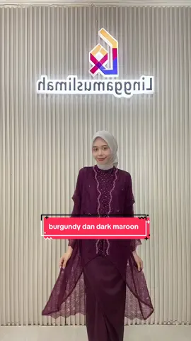 burgundy aura restock lagi ya sist buruan di co, stock nya limited#fyp#kebayamodern#kebayaviral#outfitkekinian#outfitengagement