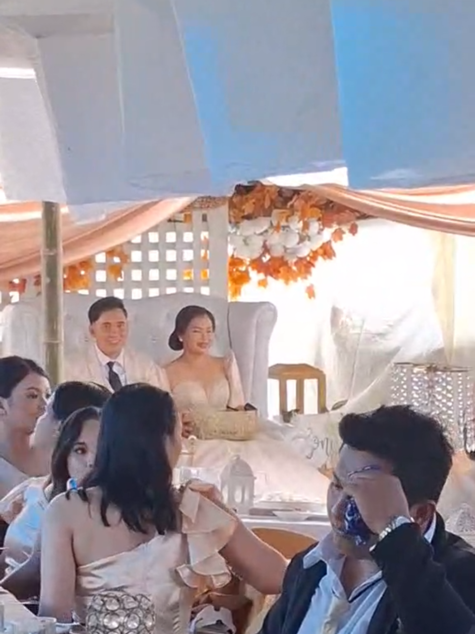 Congratulations Joysel and Sherwin #newlyweds #fyp #happywedding 
