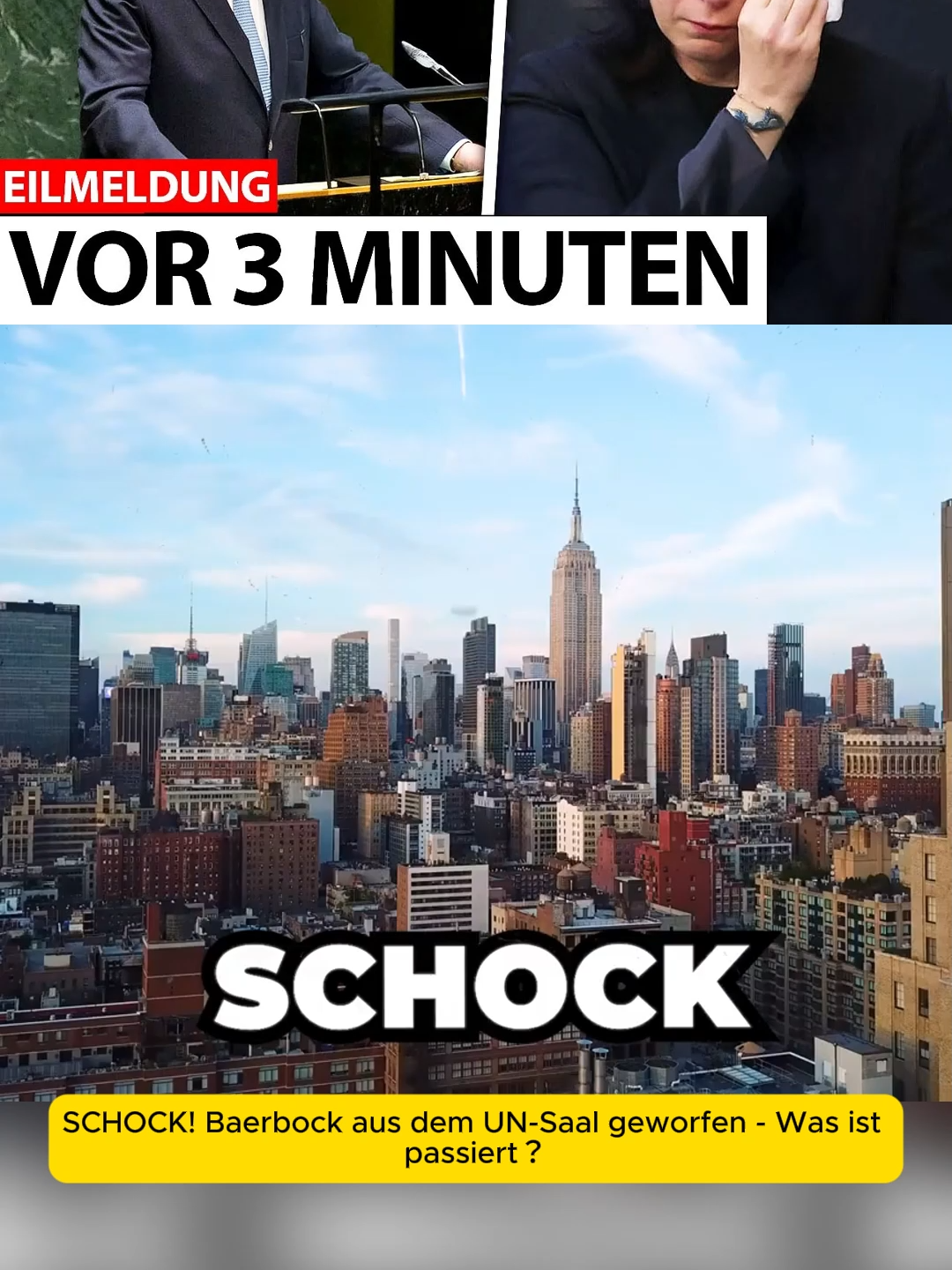 SCHOCK! Baerbock aus dem UN-Saal geworfen - Was ist passiert？