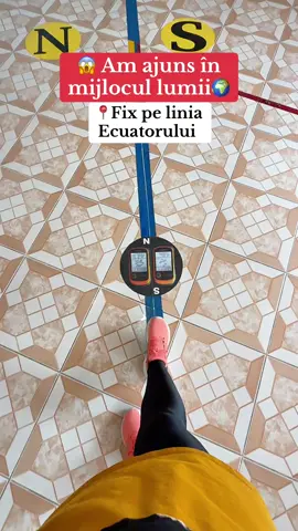 😱 Am ajuns în mijlocul lumii🌍 📍 Fix pe Linia Ecuatorului  😱 Aici, stai în același timp și în Emisfera Sudică în Emisfera Nordică 🌎🌐 #romania #curiozitati #forme #ecuador #ecuador🇪🇨 