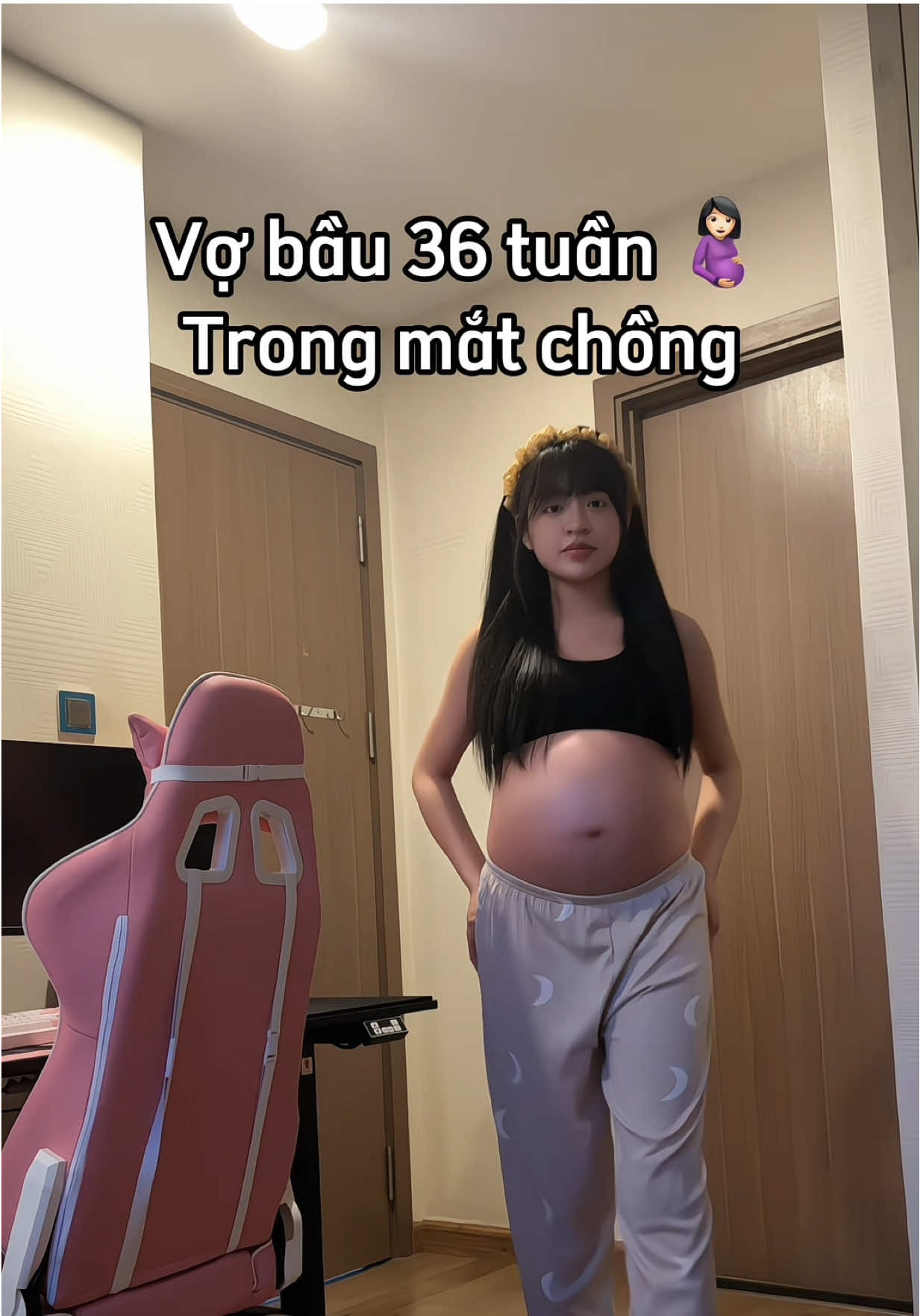 Là sao nữa vậy trời 😧 Nhìn tui vẫn nhỏ nhắn lắm mà ông bô ơi!! 🤰🏻🤰🏻#tranthanhtam #antamfamily #metaverseentertainment 