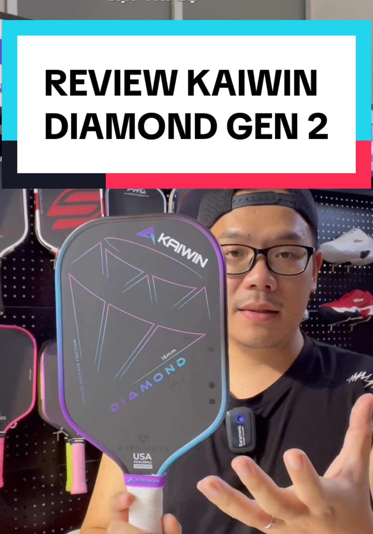 KAIWIN DIAMOND Gen 2, một bản nâng cấp xứng tầm!! Một trải nghiệm tròn tay & dễ chịu với ai thích kiểm soát như e #hieupikaboo #pickleball #review #LearnOnTikTok #sportsontiktok 