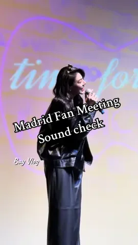 Faye Peraya Madrid Fan Meeting soundcheck  #faye_malisorn #fayeperaya #fayemalisorn #fayebulous #FayeinMadrid  @Fabel Entertainment 