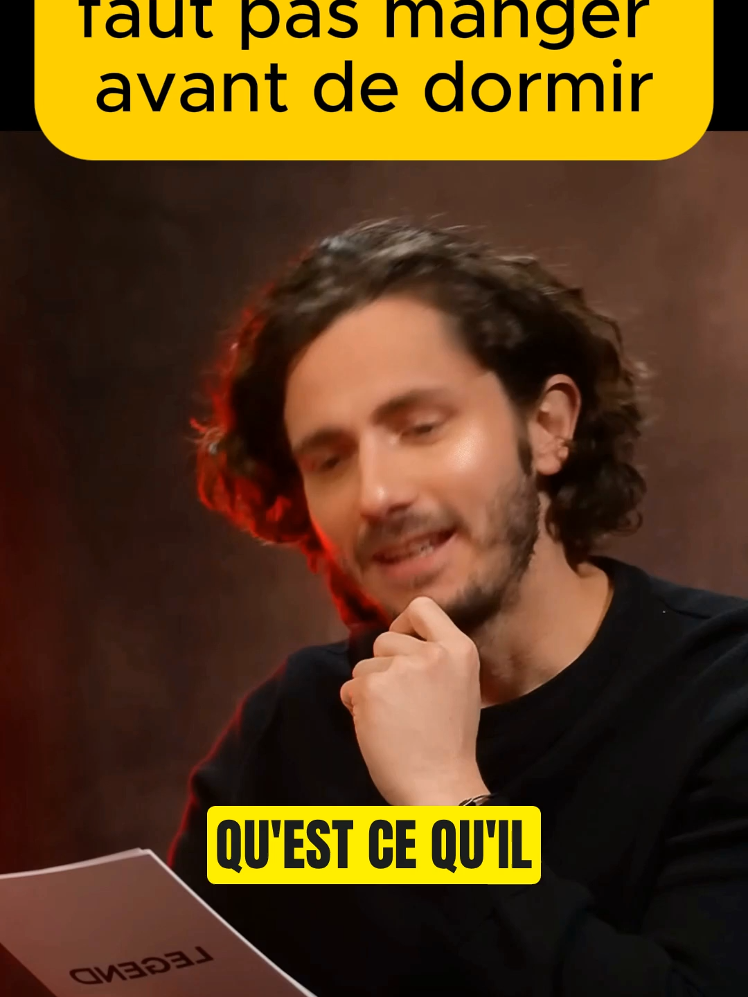 qu'est ce qu'il faut manger avant de dormir#nutrition