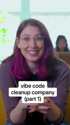 Welcome to the Vibe code cleanup company! Full vid on my youtube :) #ai #aicoding