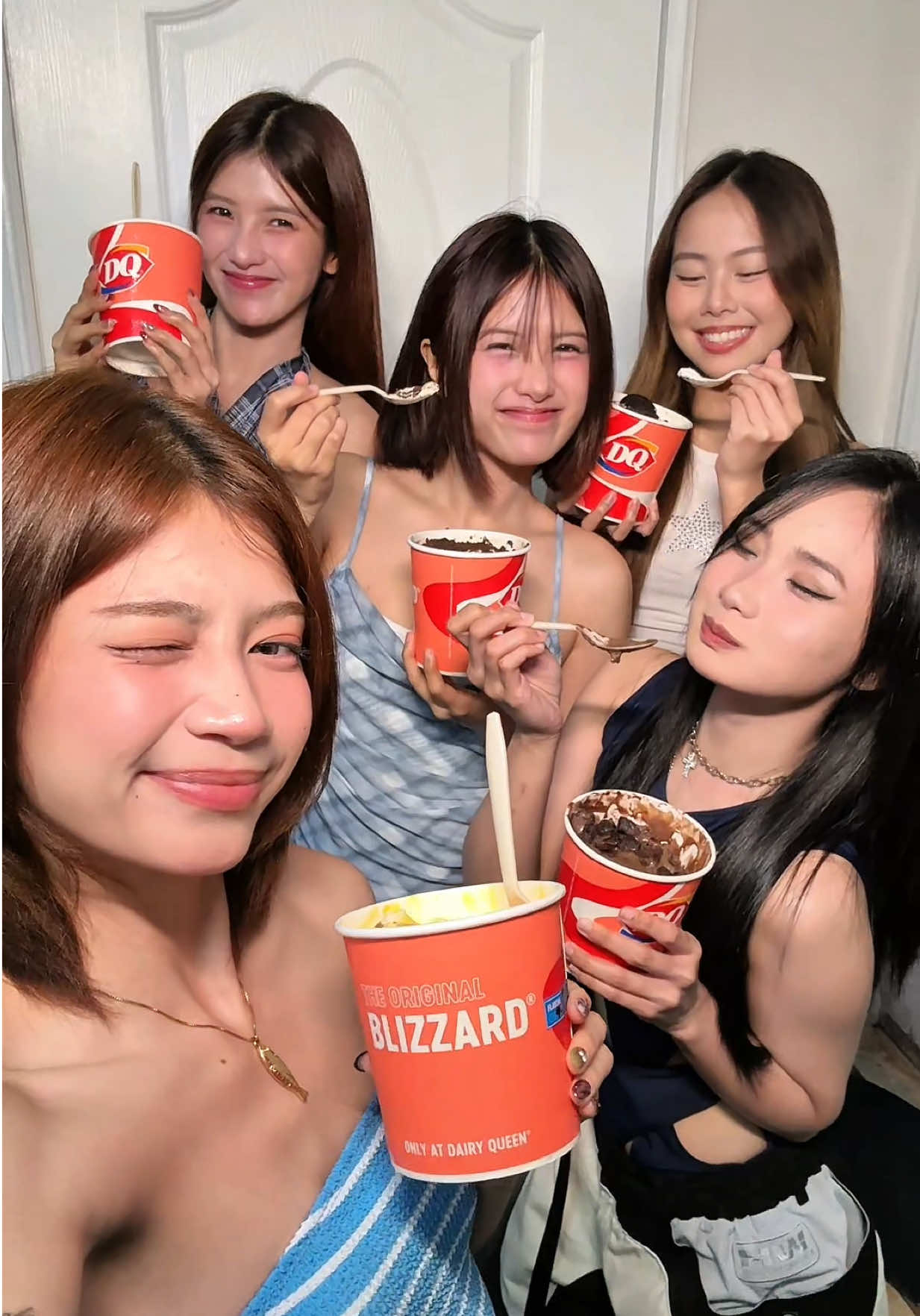 The Blizz & Chill Tubs are here! ❄️🍨 Enjoy your favorite DQ signature soft serve whether it’s Anytime Oreo, Toffee Movie Night, Mango Cheer-Up Cheesecake, or Belgian Chocoholic Obsession anytime, anywhere, serving you the full Blizzard experience! 🫶🏻💙 Get these new treats exclusively in takeout and delivery via DQ’s official delivery partner, GrabFood from select DQ stores nationwide. 💫 #KAIA #BlizzAndChill #DairyQueenPH #HappyTastesGood